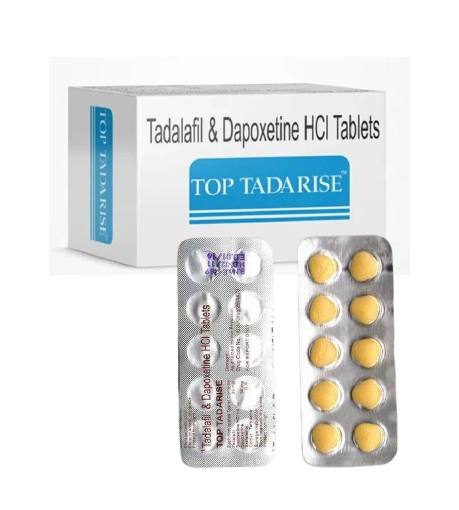 TOP TADARISE（犀利士雙效十顆）犀利士20mg &必利勁30mg代表產品，一線方案，長達36小時有效