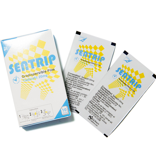 【正品】韓國SENTRIP犀利士極硬速勃口溶片20mg