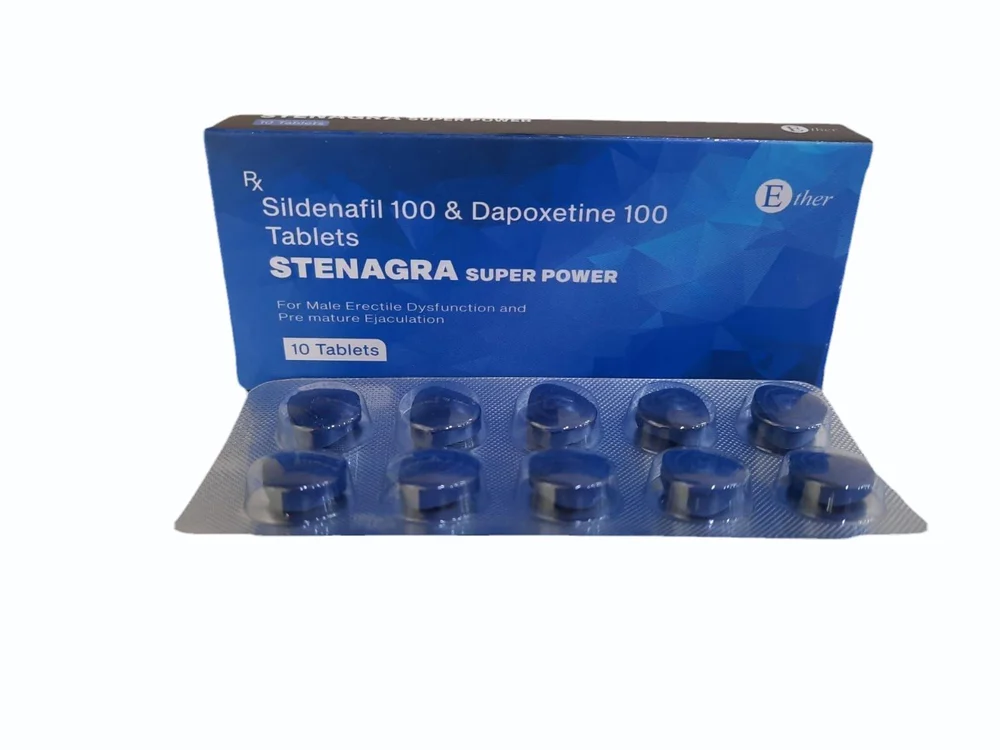 超級威爾剛雙效Stenagra Super power藍鑽必利勁威猛雙效片 速效增硬持久助勃壯陽