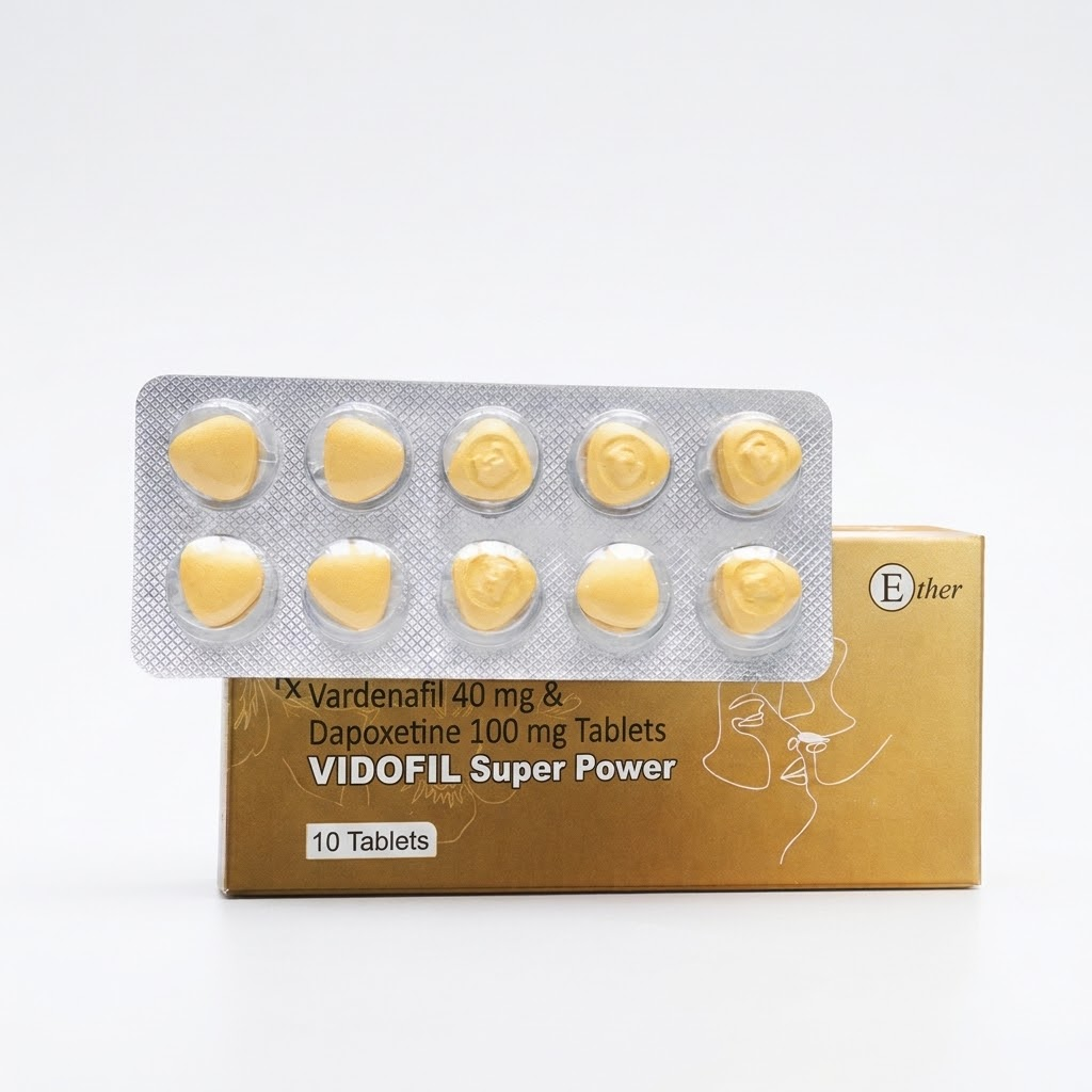 金鑽 Ether重磅新品 所向披靡 樂威壯雙效 Vidofil Super Power 金鑽艾力達雙效唯一針對糖友、老齡朋友和慢性病人，治療勃起功能障礙